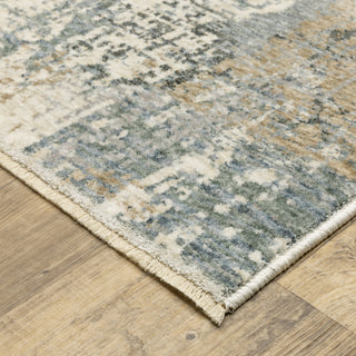 Harlan Modern Abstract Polyester Area Rug 5'3" x 7'6"