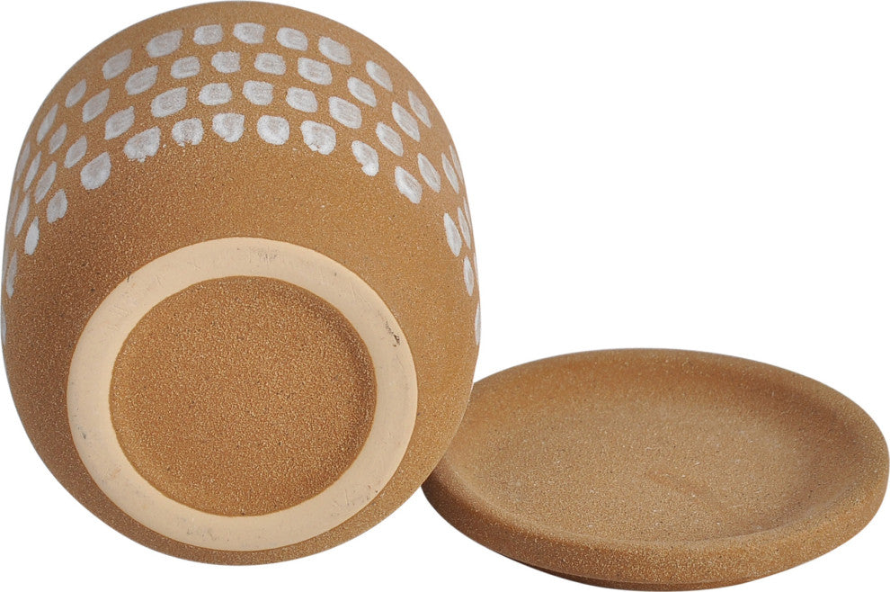 Contemporary Botanical Planter 4.5in Natural - Natural