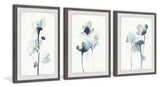 Midnight Blossoms IV Triptych, Set of 3, 12x18 Panels