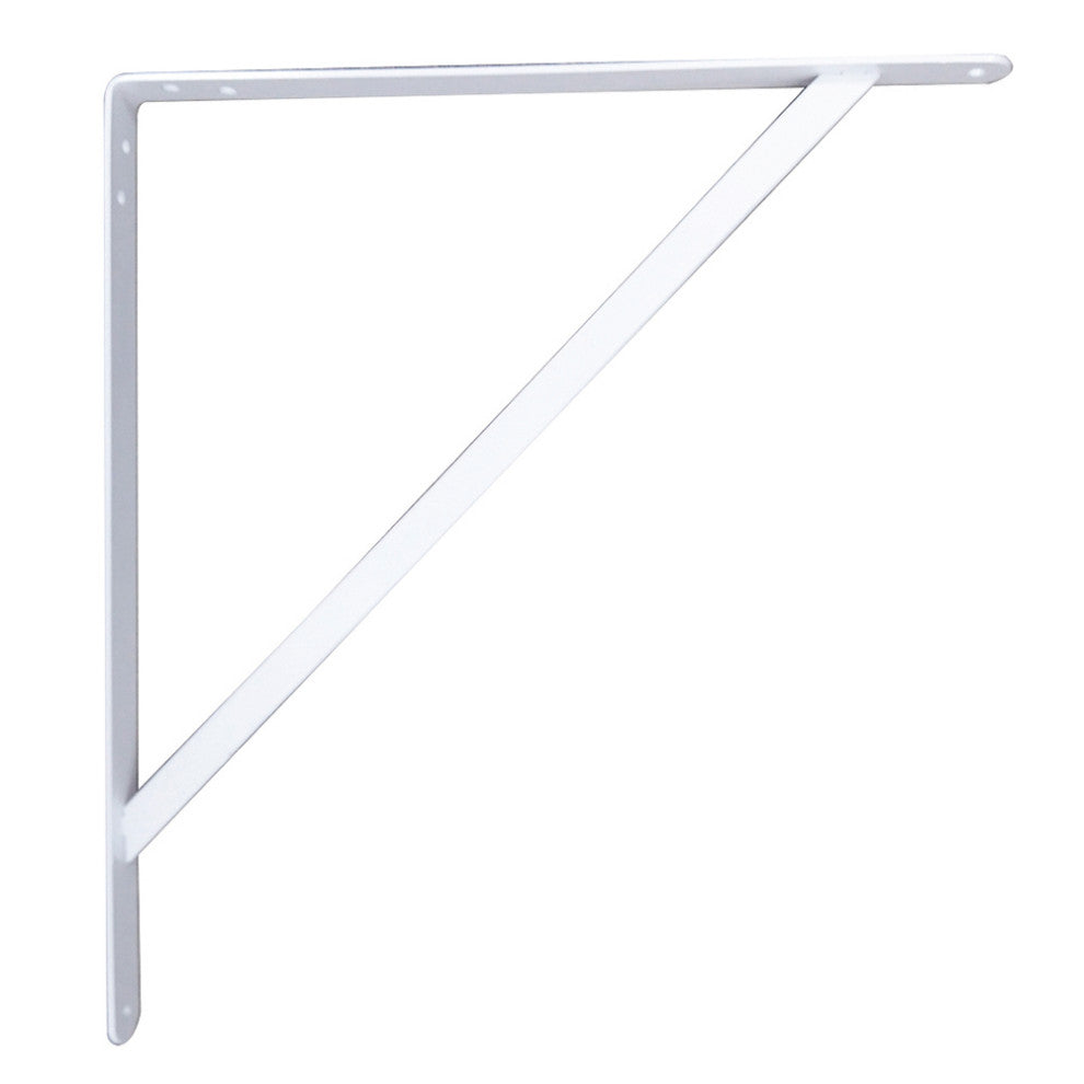 2Ea Heavy Duty Shelf Bracket 18"X16" White Coated
