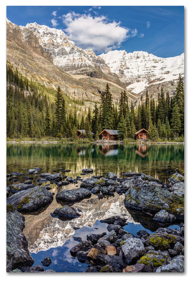 Pierre Leclerc 'Lake O'Hara Lodge' Canvas Art, 47x30