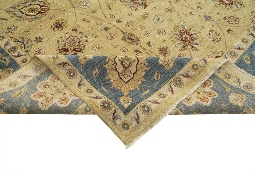 Rug N Carpet - Hand-Knotted Oriental 11' 11" x 18' 0" Large Oushak Area Rug