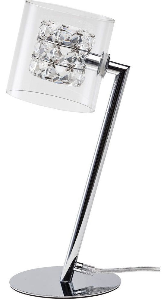 Nuevo Living Elsa Lighting Desk Lamp, Clear Glass