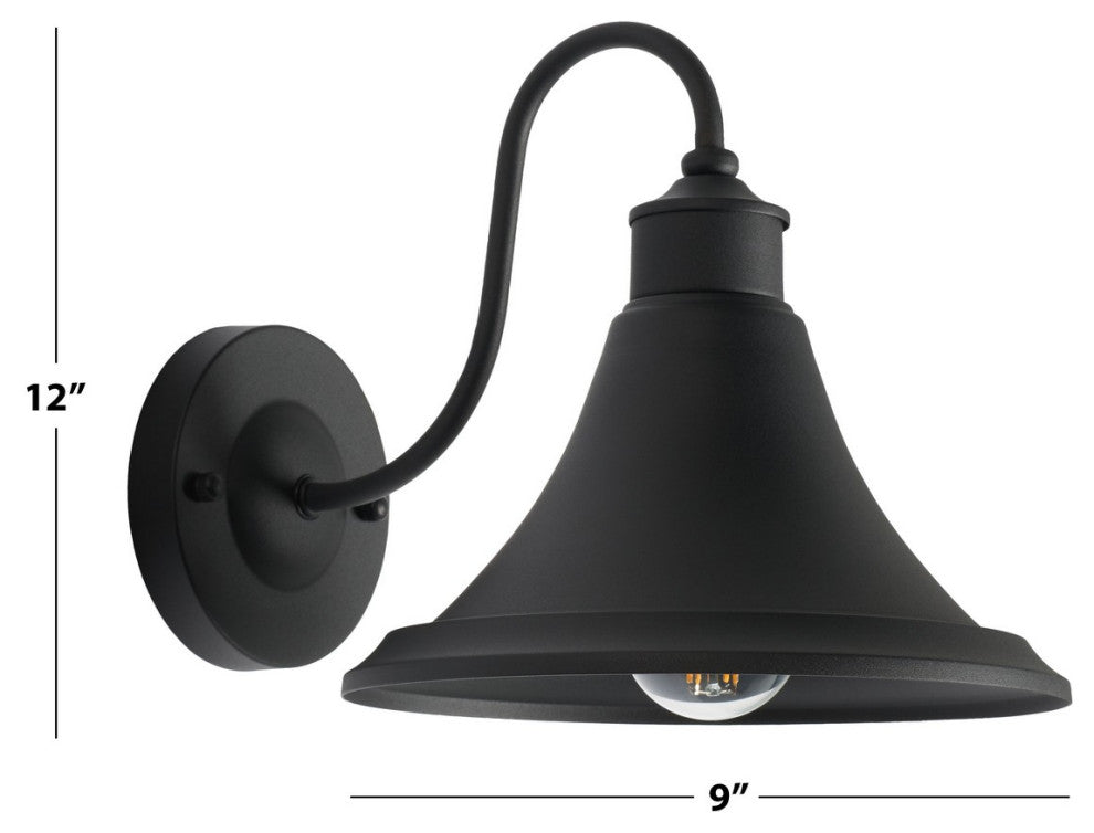 Safavieh Graylyn Outdoor Wall Sconce Set of 2 Black