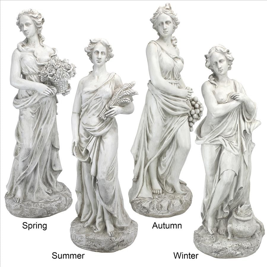 Set of Four Seasons Goddesses