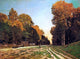 Claude Oscar Monet The Road from Chailly to Fontainebleau Gallery Wrapped Canvas
