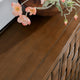 Bast 4-Door Reclaimed Pine Wood Buffet Sideboard, Brown