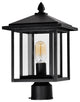 Crawford 1 Light Black Outdoor Lantern Head