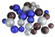 Vibrantly Colored Shatterproof Christmas Ball Ornaments, 4"