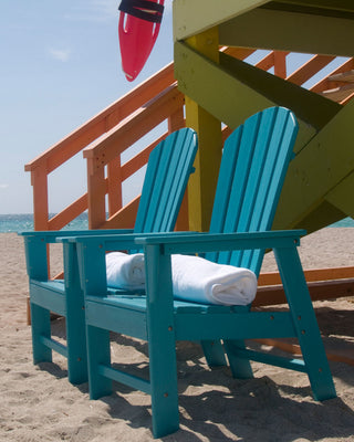 Polywood South Beach Casual Chair, Pacific Blue