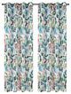 Flora Drapery Curtain Panels with Grommets, Multicolor