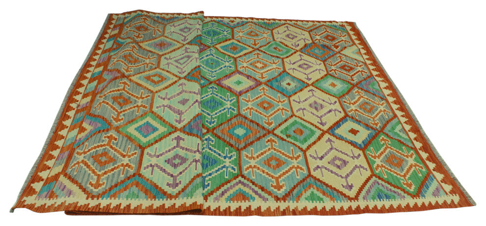 Sangat Kilim Ata Rust Rug
