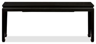 Black Elmwood Zen Style Asian Console Table