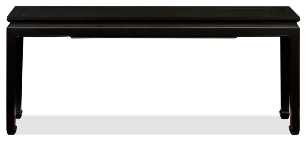 Black Elmwood Zen Style Asian Console Table