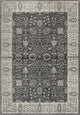Rizzy Home Panache PN6975 Gray Motif Distress Area Rug, Rectangular 6'7"x9'6"