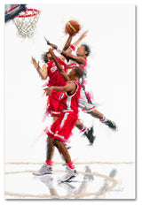 The Macneil Studio 'Basket Ball' Canvas Art, 24"x16"