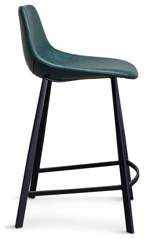 Pablo Counter Stool, Set of 2, Teal Blue