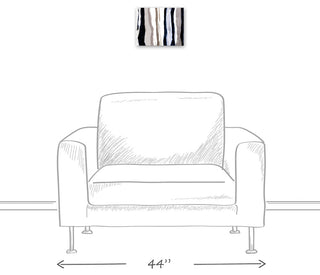 Abstract Gray Tone Lines 8x10 Canvas Wall Art