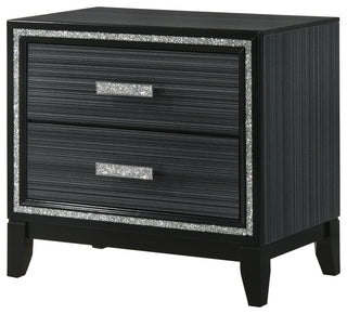 Haiden Nightstand, Weathered Black