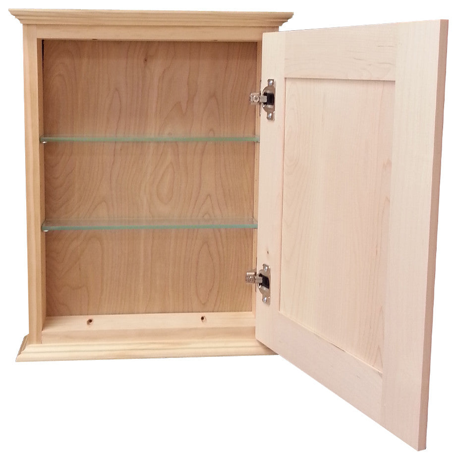 Angela On the Wall   Cabinet 19.5h x 15.5w x 3.25d, Unfinished