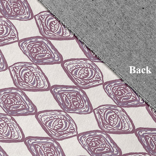 Cowry Check Rug, Purple, 5'x7'