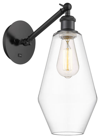 Innovations Cindyrella LED Wall Sconce 317-1W-BK-G652-7-LED, Matte Black
