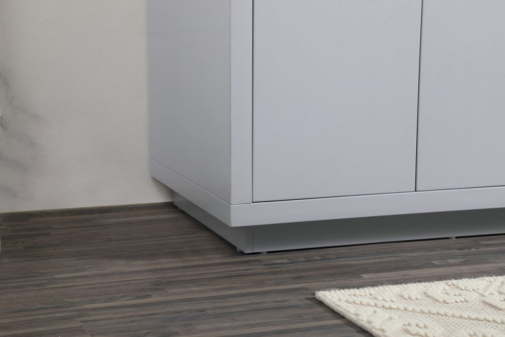 Bethany Single Bathroom Vanity, Gray, 42"