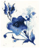 "Independent Blooms Blue II" Digital Paper Print by Shirley Novak, 22"x26"