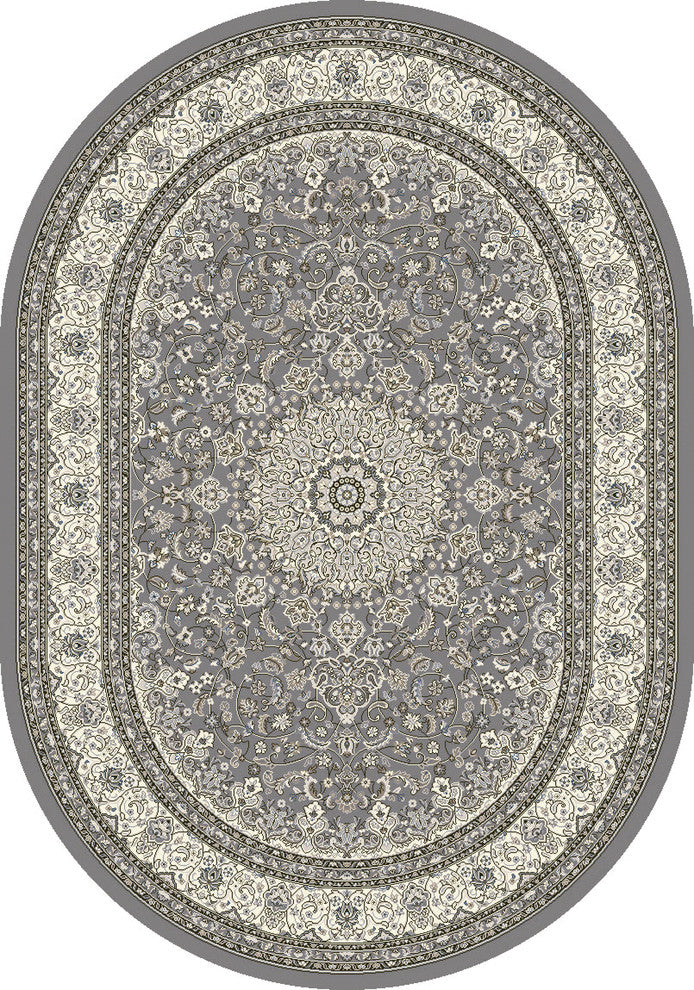 Ancient Garden Rug, 6'7"X9'6" Oval