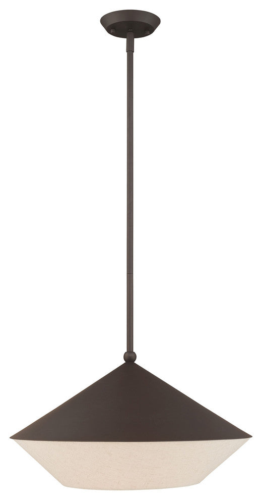 Livex Lighting Bronze 1-Light Pendant