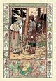 Old Man and Archer- Gallery Wrapped Canvas Art 28" x 42"