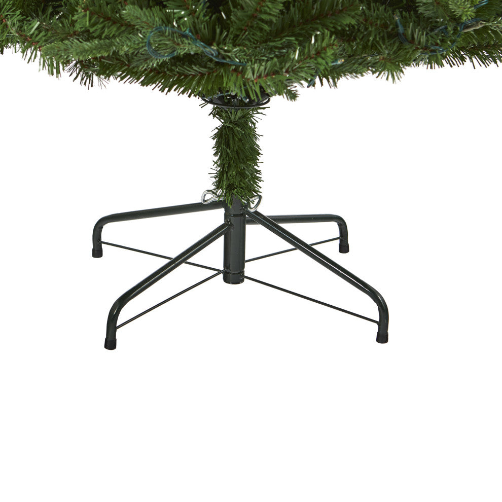 6' Vermont Fir Artificial Christmas Tree With 250 Clear LED Lights