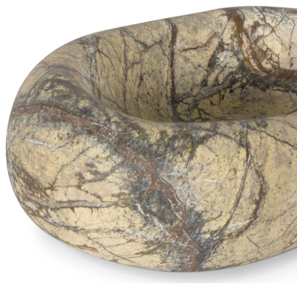 Lagoon Marble Bowl, Brown