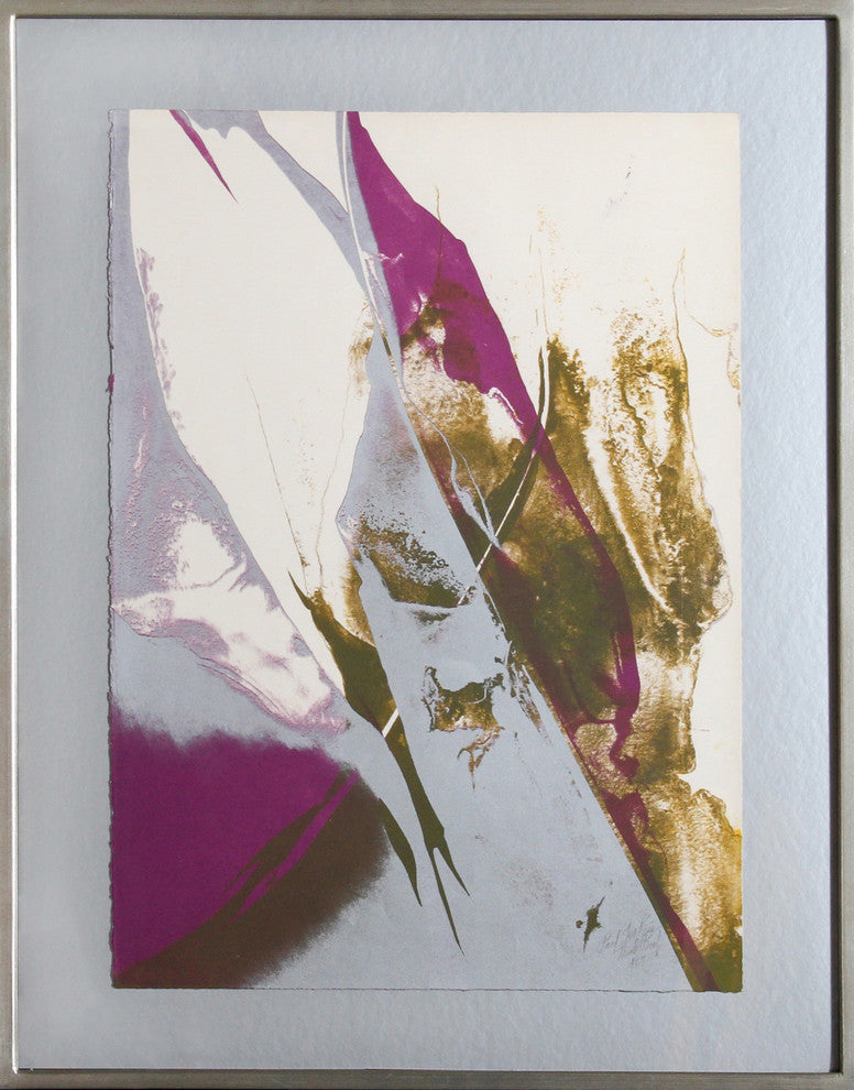 Paul Jenkins "Untitled 4", Lithograph