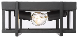 Golden Lighting 6071-OFM Tribeca 2 Light 13"W Outdoor Flush Mount - Natural