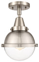 Innovations 447-1C-SN-HFS-62-SN Hampden 1 Light Flush Mount Brushed Satin Nickel