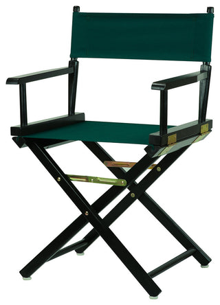 018" Director's Chair Black Frame-Hunter Green Canvas
