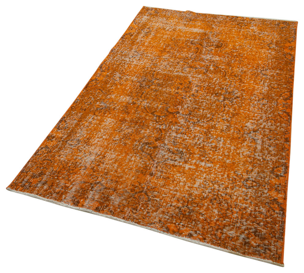 Rug N Carpet - Handmade Oriental 3' 8" x 6' 4" Antique Small Area Rug