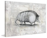 "Armadillo II" Painting Print on Wrapped Canvas, 24"x16"