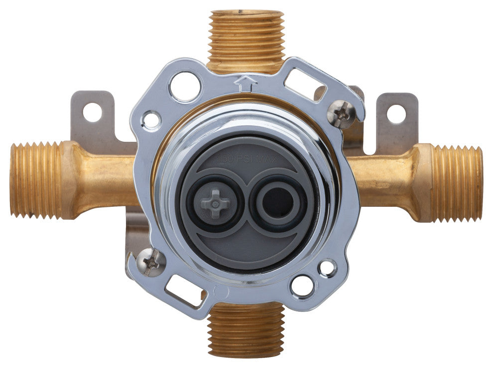 Treysta Tub & Shower Valve- Horizontal Inputs WITHOUT Stops- IPS/Sweat