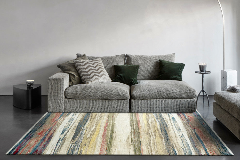 Dynamic Rugs Oxford Area Rug, Cream/Multi, 3.11x5.7