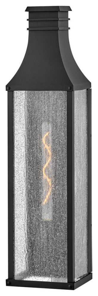 Hinkley Beacon Hill 1-Light Tall Wall Mount Lantern 17469MB-LL, Museum Black