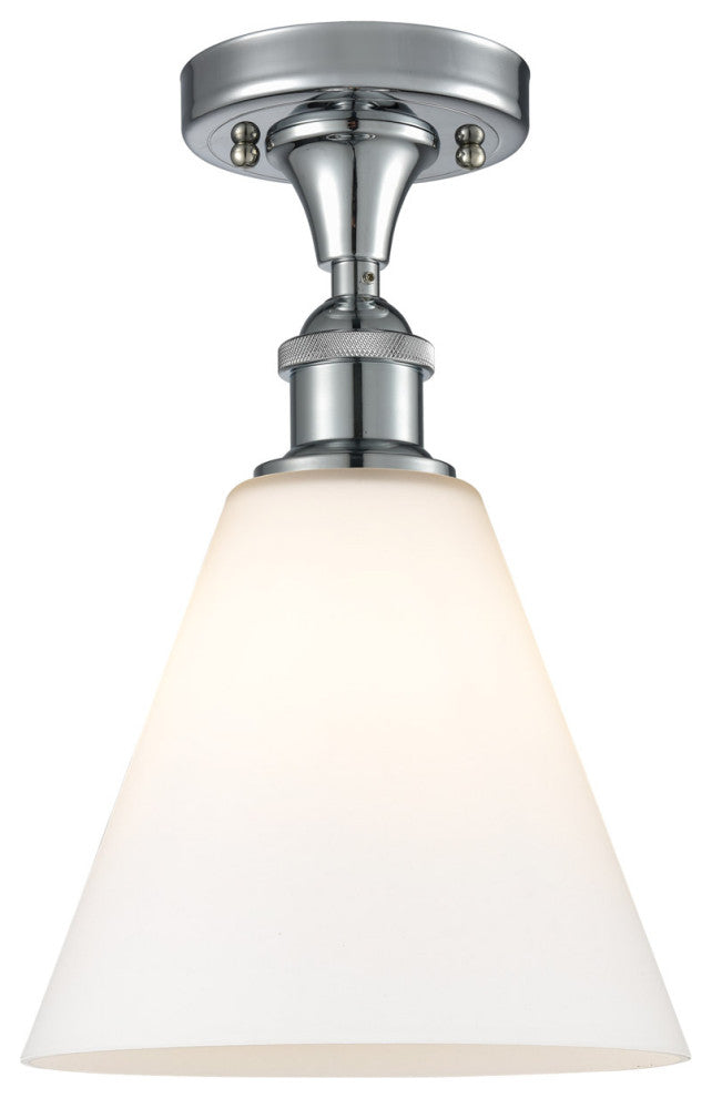 Innovations 516-1C-PC-GBC-81-LED 1 Light Semi-Flush Mount, Polished Chrome