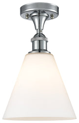 Innovations 516-1C-PC-GBC-81-LED 1 Light Semi-Flush Mount, Polished Chrome