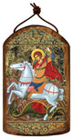Icon Saint George Wooden Ornament