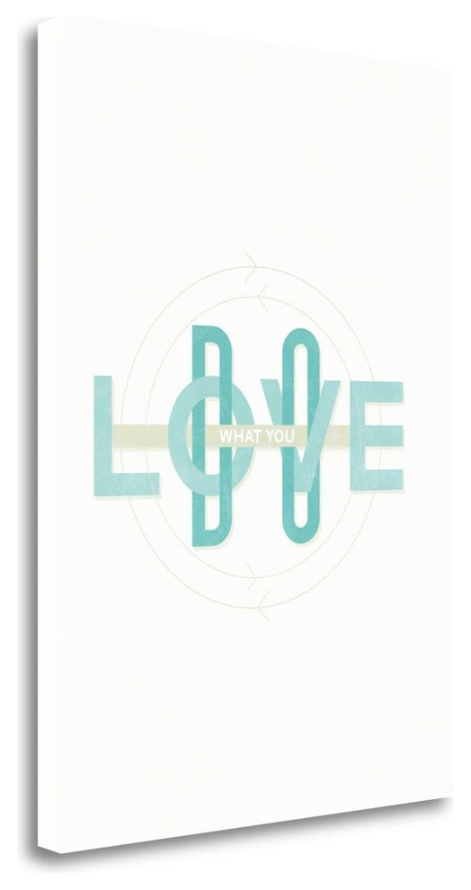 "Do What You Love" By Hannes Beer, Giclee Print on Gallery Wrap Canvas