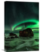 "Aurora, Uttakleiv" Stretched Canvas Giclee by Ajit Menon, 15x22"