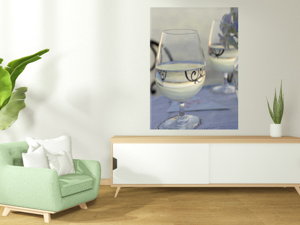 Up Close Single Glass 3 Giclee Wrap Canvas Wall Art