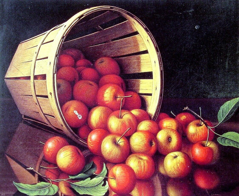 Levi Wells Prentice Apples tumbling from a basket Wall Decal