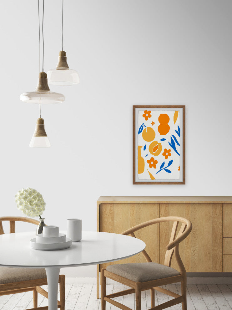 "Fresh Fruits" Framed Painting Print, 24x36